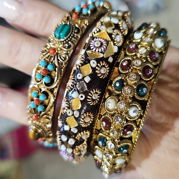 Elegant Gold and Silver Bracelet Lot~14 Pcs - Picture 12 of 17